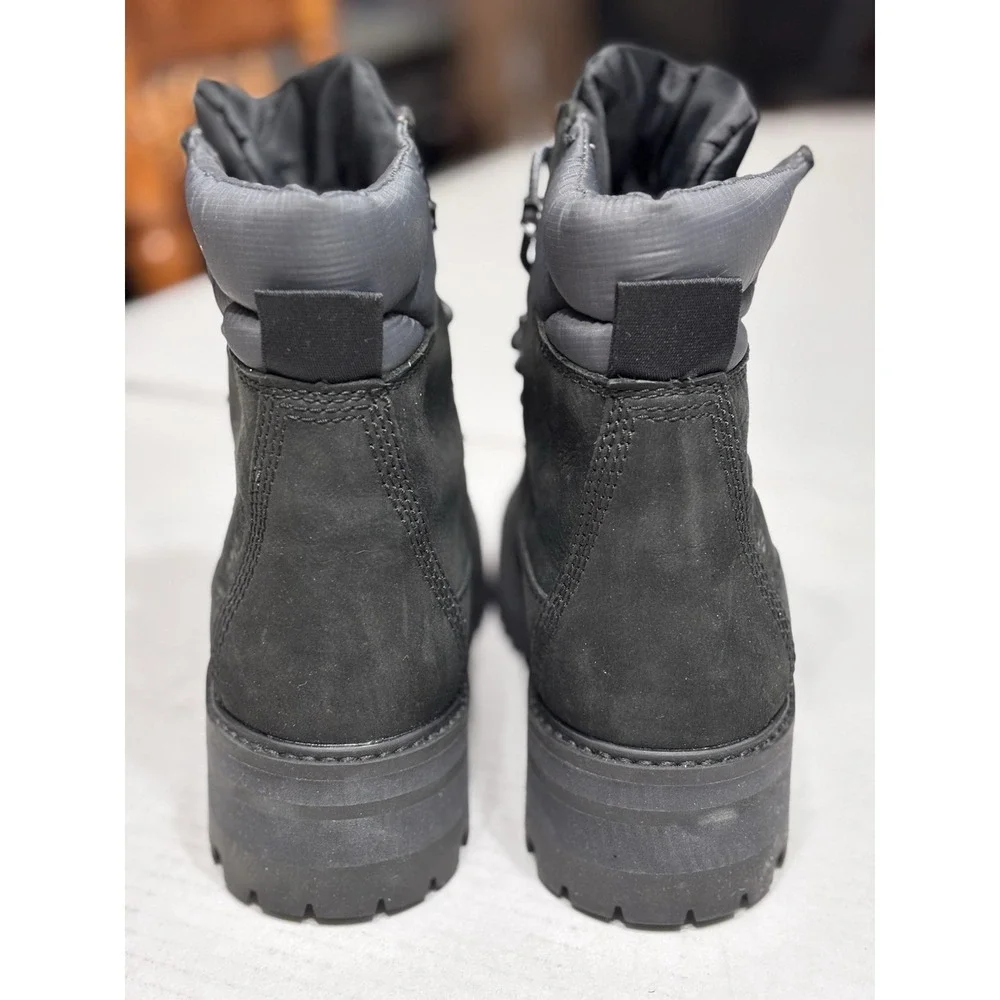 Timberland Courmayeur Valley Waterproof‎ Boots Women's 7.5 Black A2EZ8